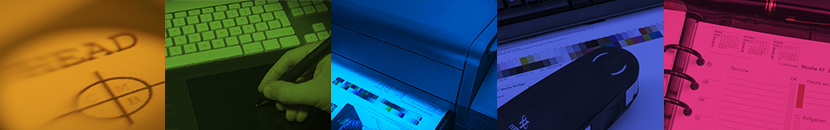 TRIDIX bietet verschiedene Leistungen der Druckvorstufe: Proofs, Reinzeichnung, Bildbearbeitung.